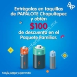 En Papalote Museo del Niño $100 de descuento llevando unas pilas a reciclar