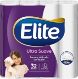 Papel higiénico Elite Ultra Suave con 32 rollos baja a su menor precio