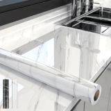 Papel tapiz para cocina tipo mármol rollo de 5 metros baja de precio