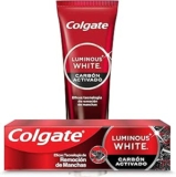 Pasta dental Colgate Luminous White Carbón Activado para remover manchas baja de precio