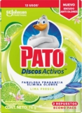 Gel limpiador para baño Pato Discos Activos Lima Fresca econo pack con 2 repuestos en su precio más económico