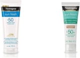 Combo con 2 protectores solares Neutrogena Sun Fresh bajan a su menor precio