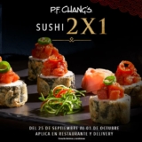 2×1 en sushi en PF Chang’s este fin de semana