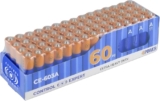 Paquete de 60 pilas AAA Extra Heavy Duty a un tremendo precio