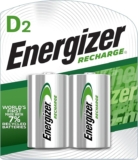 Juego de 2 pilas recargables tipo D Energizer Recharge bajan de precio