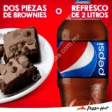 Promoción Pizza Hut Voto Elecciones 2015: brownies o refresco GRATIS en la compra de una pizza