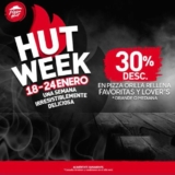 Hut Week Pizza Hut: 30% de descuento en pizza orilla rellena de queso especialidad Favorita o Lover’s