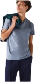 Playera cuello V para hombres Lacoste Pima Cotton Jersey en su precio más económico