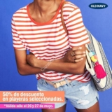Playeras a mitad de precio este fin de semana en Old Navy