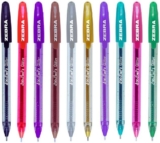 Set de plumas de gel Zebra Doodlerz Glitter con 10 colores neón bajan de precio