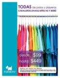 Todos los polos y playeras para toda la familia desde $99 en Ferrioni