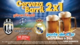 Promoción Ponte Almeja Final Champions: 2×1 en cervezas de barril y cocteles