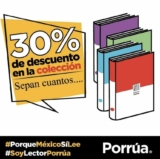 Promoción Editorial Porrúa de 30% de descuento en clásicos Sepan Cuantos