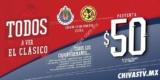 Preventa Chivas TV transmisión clásico Chivas vs América a sólo $50 pesos