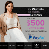 Promo Privalia Paypal de $500 de descuento + envío gratis