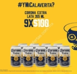 Promo 100 Octubre 2018 #MiCalaveritaEs: cervezas Corona, Victoria, Modelo y Bud Light por $100