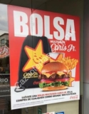 Recibe una bolsa multiusos Carls Jr en la compra de un combo grande + $19 pesos