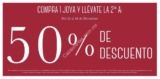 Segunda joya a mitad de precio en Cristal Joyas (hoy último día)