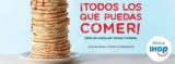 Promoción IHOP pancakes ilimitados: Todos los pancakes que puedas comer por $49