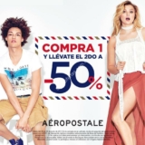 En Aeropostale segunda prenda a mitad de precio del 25 al 29 de junio