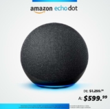 Bocina inteligente Amazon Echo Dot de $1,299 a $599 en tiendas participantes