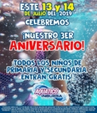 Promoción de Aniversario Aquático Inbursa: Niños de primaria y secundaria entran gratis este fin de semana