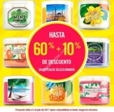 En Bath and Body Works hasta 60% de descuento + 10% adicional sólo este fin de semana