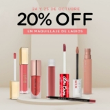 En Bellísima 20% de descuento en maquillaje de labios este fin de semana