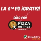 En Benedettis llévate la sexta pizza gratis al pedir online