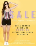 Compra $500 en tienda online de Blue Colash y llévate de regalo una blusa