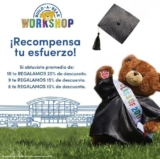 En Build a Bear Workshop recibe descuento dependiendo de tus calificaciones