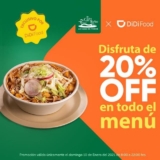 20% de descuentos en todo el menú de La Casa de Toño en Didi Food hoy domingo