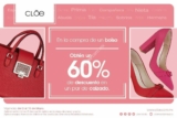 Promoción Cloe Día de las Madres: Compra un bolso y obtén 60% de descuento en un par de zapatos (aplica rebajas)