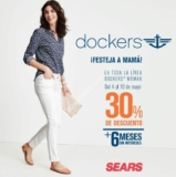 30% de descuento + 6 meses sin intereses en toda la línea Dockers Woman en Sears