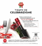 Promoción decembrina Ginos Ristorante: Hasta 20% de bonificación si reservas tu evento navideño antes del 30 de noviembre