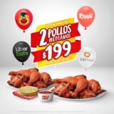 Promoción Pollo Pepe: 2 pollos medianos por $199 en delivery