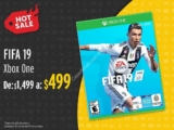 Promoción Elektra Hot sale: Fifa 19 para Xbox One a $499 este fin de semana