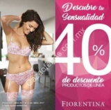 Promoción Fiorentina Día de la Mujer 2017: 40% de descuento en productos