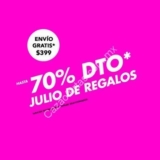 Julio de regalos Forever 21: Hasta 70% de descuento + envío gratis el martes 11 y miércoles 12 de julio