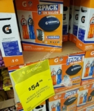 Promoción Gatorade NFL balón de futbol americano gratis en el 2 pack de un litro