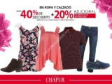 En Gran Chapur hasta 40% de descuento + 20% adicional en mercancía rebajada este fin de semana