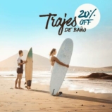 Promoción Hang Ten Día del Surf: 20% de descuento en trajes de baño hoy sábado 20 de junio