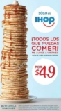 En IHOP todos los pancakes que puedas comer por $49 de lunes a viernes