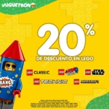 Promoción Juguetron Fiestas Patrias: 20% de descuento en sets LEGO seleccionados y minifigura de regalo