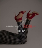En Julio online 30% de descuento en pantalones este fin de semana