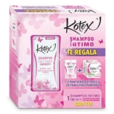 Promoción Kotex: En la compra de un shampoo íntimo Kotex recibe de regalo 12 pantiprotectores y 20 toallitas húmedas