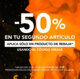 Promoción LOB Red Alert: Segundo a mitad de precio en prendas ya rebajadas este fin de semana