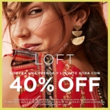 En Loft segunda prenda con 40% de descuento este fin de semana