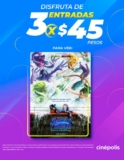 Promoción matinee Cinépolis: 3 entradas a $45 para ver «Krakens y Sirenas»