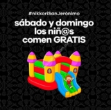 En Nikkori Sushi San Jerónimo niños comen gratis los fines de semana